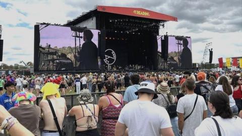 Reading festival main stage