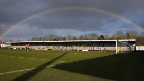 Hednesford moved from their old Cross Keys home to Keys Park in 1995