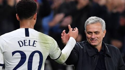 Jose Mourinho and Dele Alli