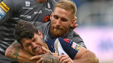 Sam Tomkins and Lachlan Coote