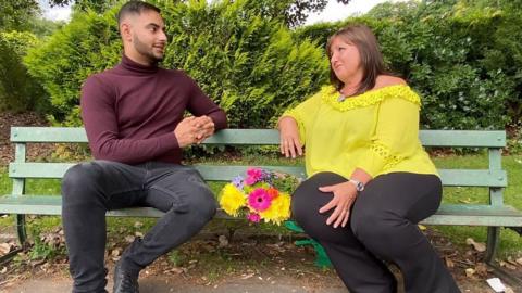 Usman and Sharon were connected forever after being caught up in the bombing's aftermath.