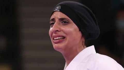 Egyptian karateka Feryal Abdelaziz