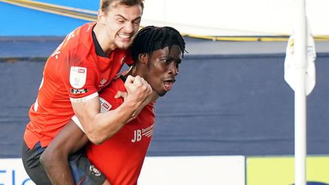 Luton celebrate