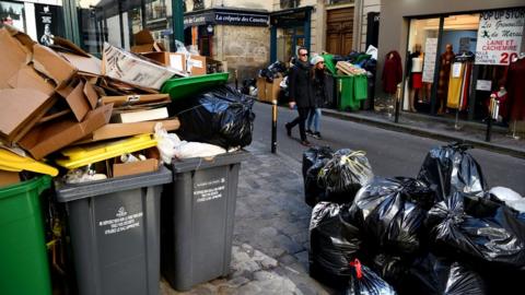 Restaurant in the Montmartre neighborhood in Paris on March 10, 2020 in Paris, France