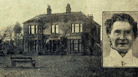 Jean Milne and her Elmgrove home