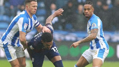 Huddersfield v West Brom match action
