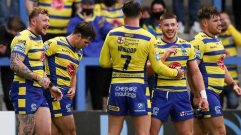 Warrington celebrate