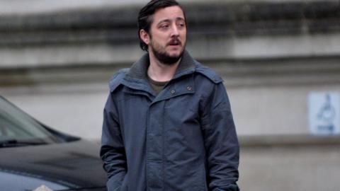 Lewis Taylor outside Cardiff Crown Court