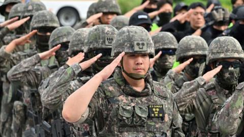 South Korean soldiers