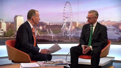 Andrew Marr and Michael Gove