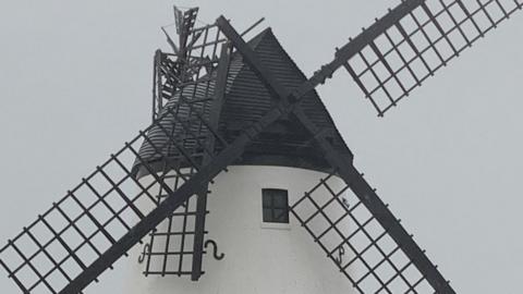 Broken sail on Lytham Windmill