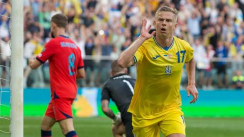 Zinchenko scores for Ukraine