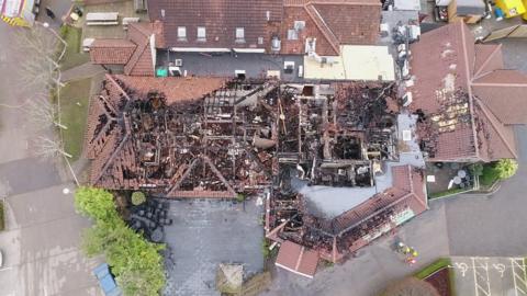 Gutted pub and restaurant