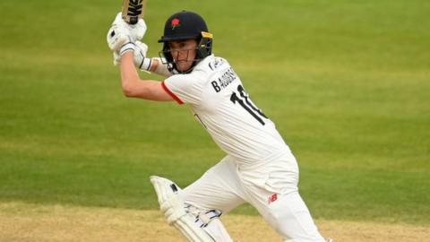 George Balderson hit his eighth first-class half-century - and his fourth of the season