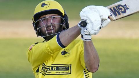 James Vince batting for Hampshire