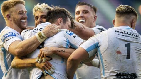 Glasgow Warriors celebrate