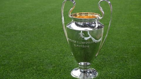 The Uefa Cup trophy