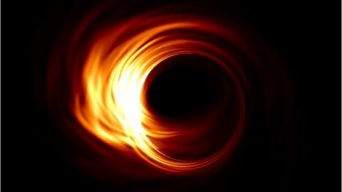 Black hole simulation