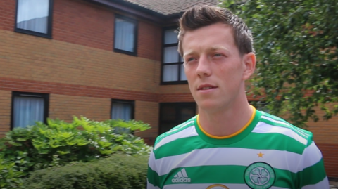 Celtic midfielder Callum McGregor