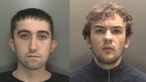 Reece Martin (left) and Anthony Milton (right) have been jailed after the shooting in Liverpool