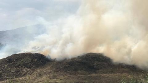 Wildfire at Glenfinnan