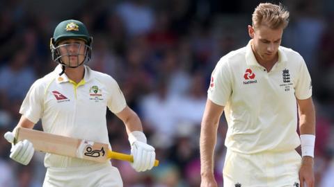 Marnus Labuschagne and Stuart Broad