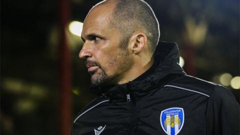 Matthew Etherington was in charge for Colchester's win at Grimsby last week