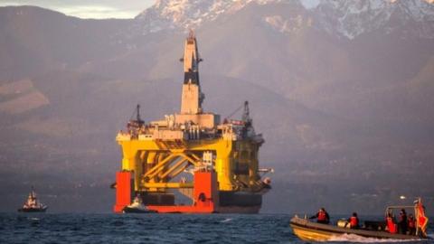 Royal Dutch Shell hopes to use this rig for exploratory drilling during the summer open-water season in the Chukchi Sea off Alaska"s northwest coast