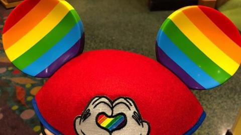 Rainbow Mickey Mouse ears