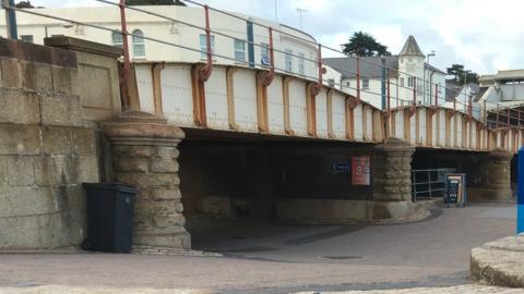 Colonnade underpass in Dawlish