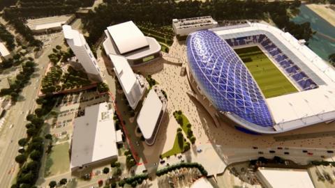 Proposed development of the King Power Stadium site