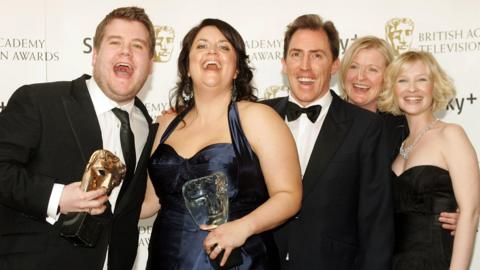 James Corden and the cast and crew of Gavin and Stacey