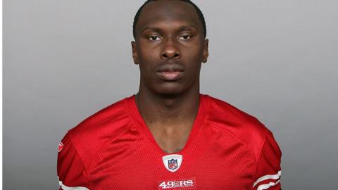 Mr Adams, pictured in 2010 when he was on the San Francisco 49ers