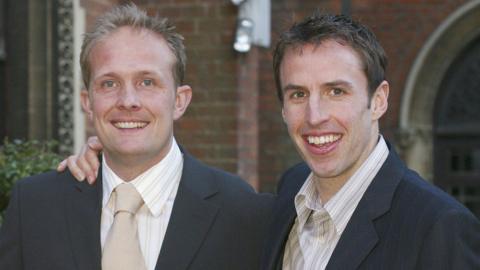 Andy Woodman and Gareth Southgate