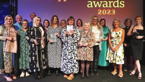 All the winners at the Make A Difference awards