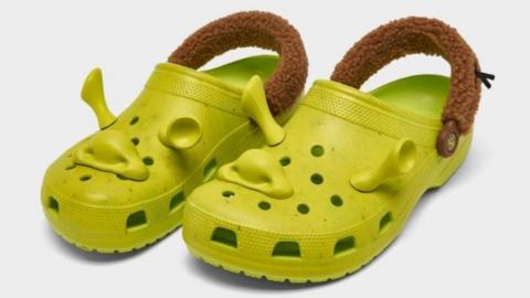 Shrek-inspired Crocs
