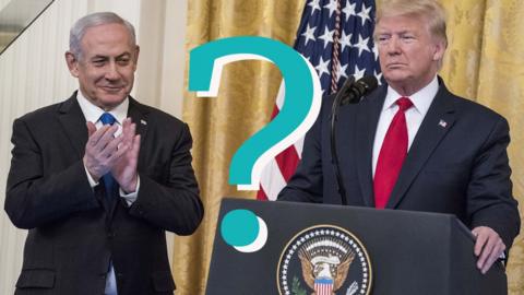 Donald Trump and Benjamin Netanyah