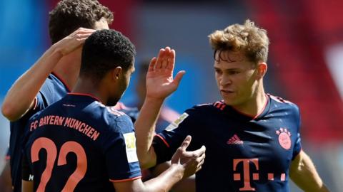 Bayern Munich celebrate