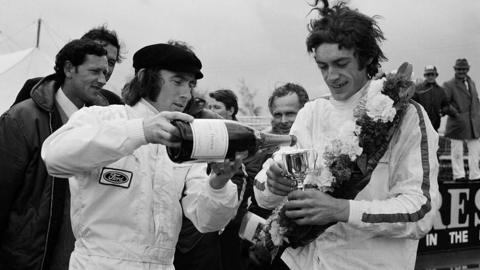 Jackie Stewart and Tom Pryce