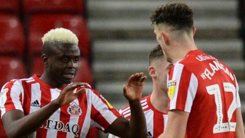 Sunderland celebrate goal