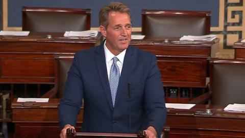 US Senator Jeff Flake announces he will not seek re-election