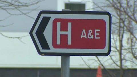 A&E sign