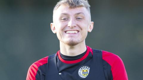 Dylan Reid in St Mirren training