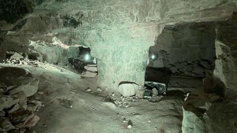 One of the tunnels inside Grime's Graves