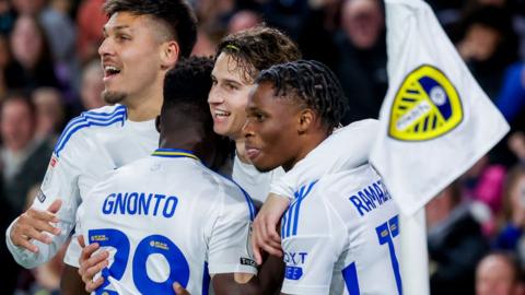 Leeds celebrate scoring