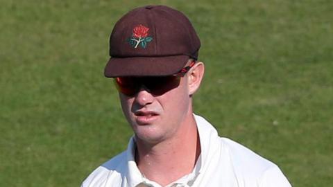 Lancashire captain Keaton Jennings on the field