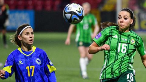 Action from NI v Bosnia-Herzegovina