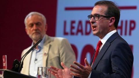 Jeremy Corbyn and Owen Smith