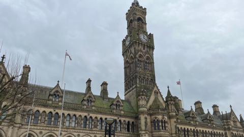 Exterior of City Hall in Bradford