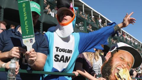 Fans at the Phoenix Open